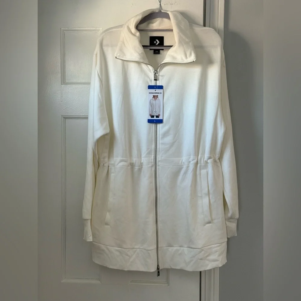Converse Women's Cream Utility Jacket NWT